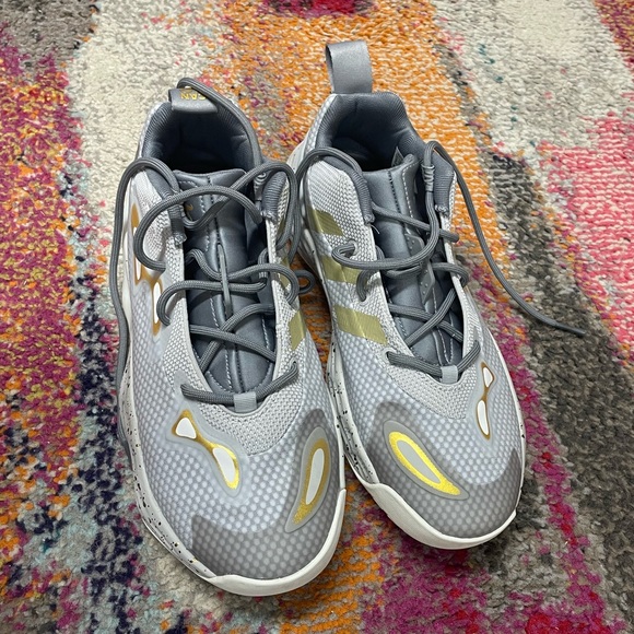 Candace Parker x Exhibit A basketball shoes ‘Grey Gold’ size 8 Men - Picture 2 of 5